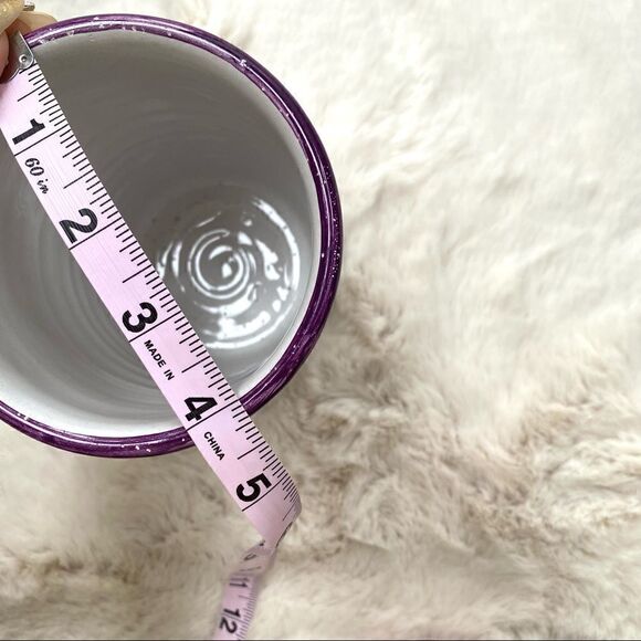 Italian Ceramic Utensil Holder Crock Handmade Rustic Farmhouse Style - Picture 7 of 9